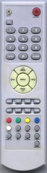 Replacement remote control for Matsui KK-Y304