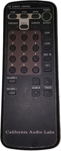 Replacement remote control for California Audio Lab CL-15