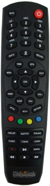 Replacement remote control for He@d BLACK HAWK Z