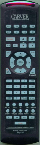 Replacement remote control for Carver C-1000A