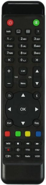 Replacement remote control for Maxytec MULTIBOX-4K