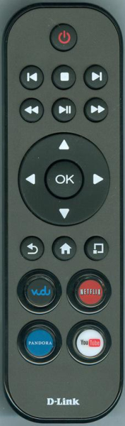 Replacement remote control for D-link DSM310