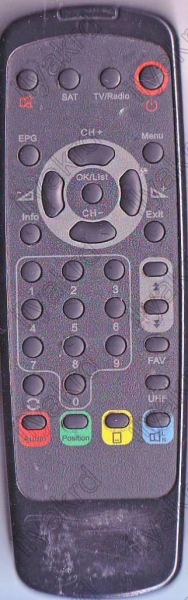 Replacement remote control for Pbi DVR-1000S