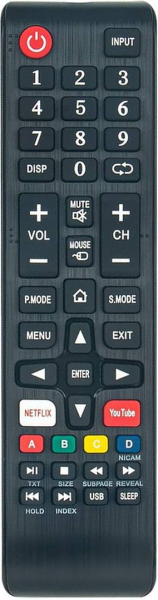 Replacement remote control for Nordmende ND24S3600M(V.2)