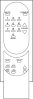 Vervangings afstandsbediening voor Amstrad AM240 864