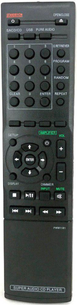 Replacement remote control for Pioneer PD-10