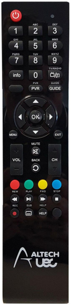 Replacement remote control for Altech UEC DSD4121RV