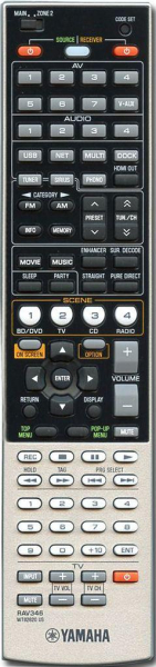 Replacement remote control for Yamaha HTR-8063