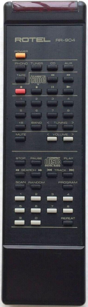 Replacement remote control for Rotel RR-906