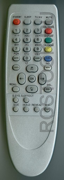 Replacement remote control for Hyundai HU-T2127