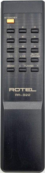 Replacement remote control for Rotel RR-922