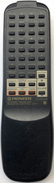 Replacement remote control for Pioneer CU-SX109