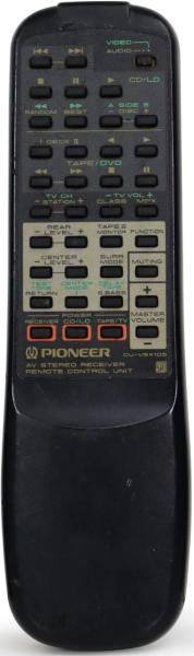 Replacement remote for Pioneer VSX305, VSX405, VSX406, HTP100, HTP200