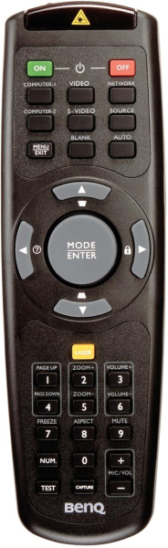 Replacement remote control for BenQ MP750ST