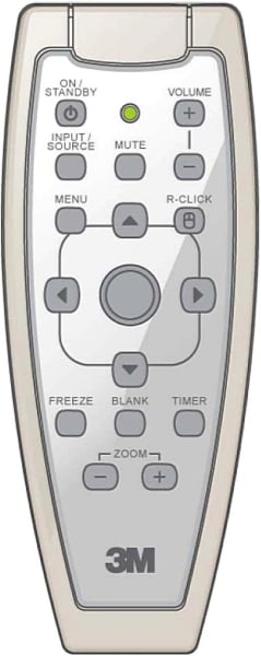Replacement remote control for 3M SCP716W