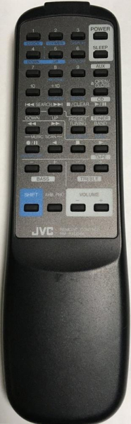 Replacement remote control for JVC RM-RXUD66