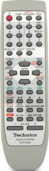 Replacement remote control for Technics SL-H590EG