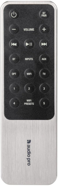 Replacement remote control for Audio Pro A48