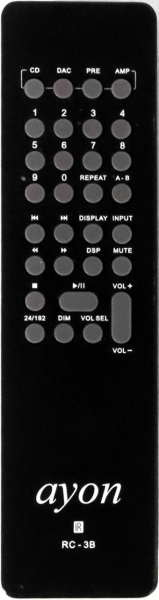 Replacement remote control for AYON RC-3B