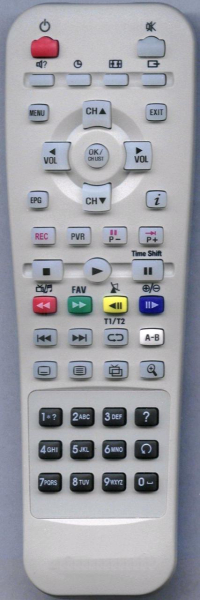 Replacement remote control for Dilog DT-550DVR