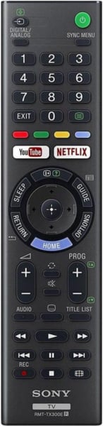 Erstatningsfjernkontroll for Sony RMT-TX300E