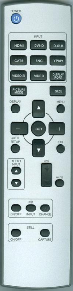 Replacement remote control for Mitsubishi RM-DM102