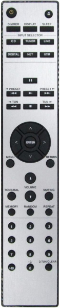 Replacement remote control for Onkyo RC-849S