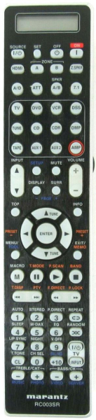 Replacement remote control for Marantz RC003SR