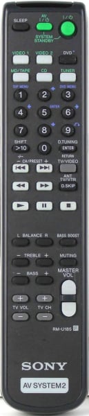 Replacement remote control for Sony STR-DE197