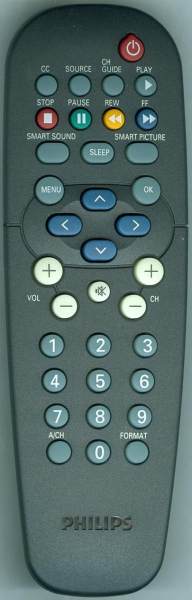 Replacement remote for Philips 32HF7965D/27 26HF5544D 26HF5544D/27 32HF7544D