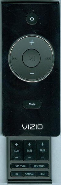 Replacement remote for Vizio VHT210, XRD1HT, 93040000030