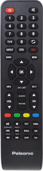 Replacement remote control for Palsonic RC-6044