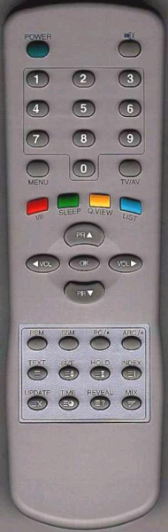 Replacement remote control for Silva 40M8911