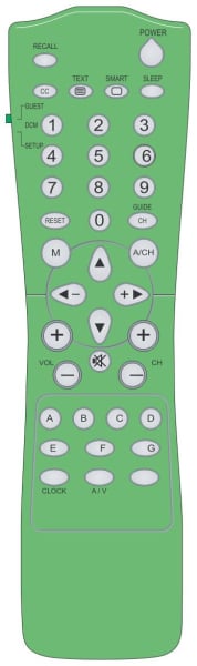 Replacement remote control for Philips GREEN MASTER(SETUP)