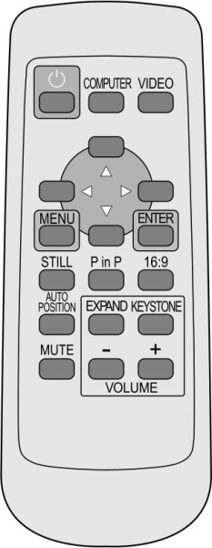 Replacement remote control for Mitsubishi XL1XU