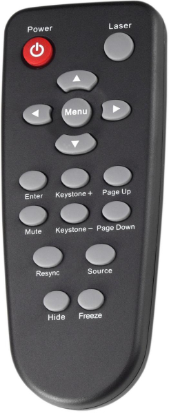 Replacement remote control for Optoma BR-5015L