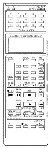 Replacement remote control for Mitsubishi HS-E27