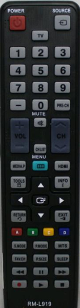 Replacement remote control for Sanyo CBP2564