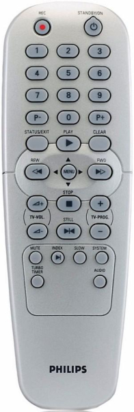 Replacement remote control for Philips DVDR3320V