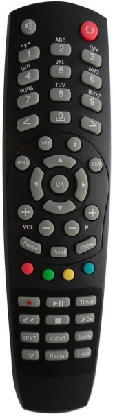 Replacement remote control for Gmi SAT RECEIVER