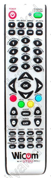 Replacement remote control for Marmitek FLAT TV-LINK4