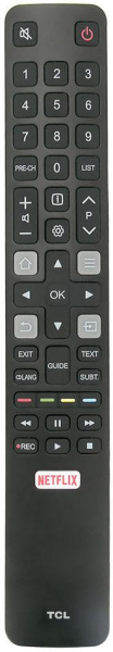 Replacement remote control for Tcl RC802N YAI2