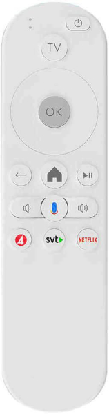 Replacement remote control for Technicolor UZX8020CHM