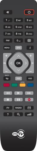 Replacement remote control for Ote TV TECHNICOLOR-DSI810