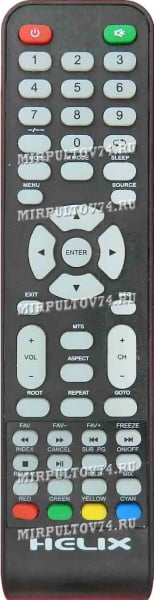 Replacement remote control for Nordstar NSTV-3205