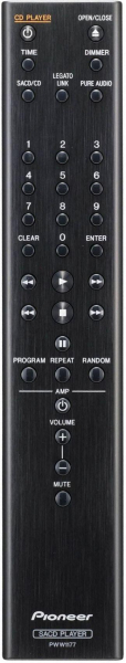 Replacement remote control for Pioneer PWW1177