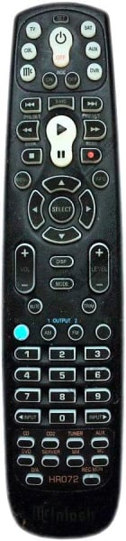 Replacement remote control for Mcintosh HR072