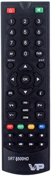 Replacement remote control for Strong SRT-8500HD