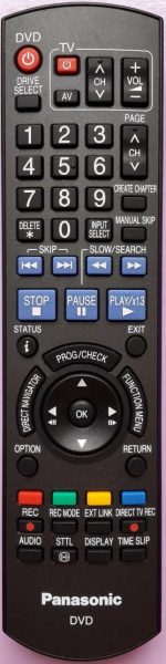 Replacement remote control for Panasonic N2QAYB000344
