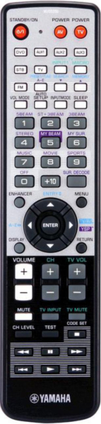 Replacement remote control for Yamaha YSP4000
